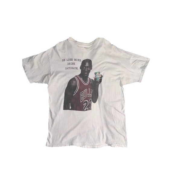 Hanes Other - Hanes Beefy-T M. Jordan "Be Like Mike. Drink Gatorade." Promo Tee Size XL VTG 91